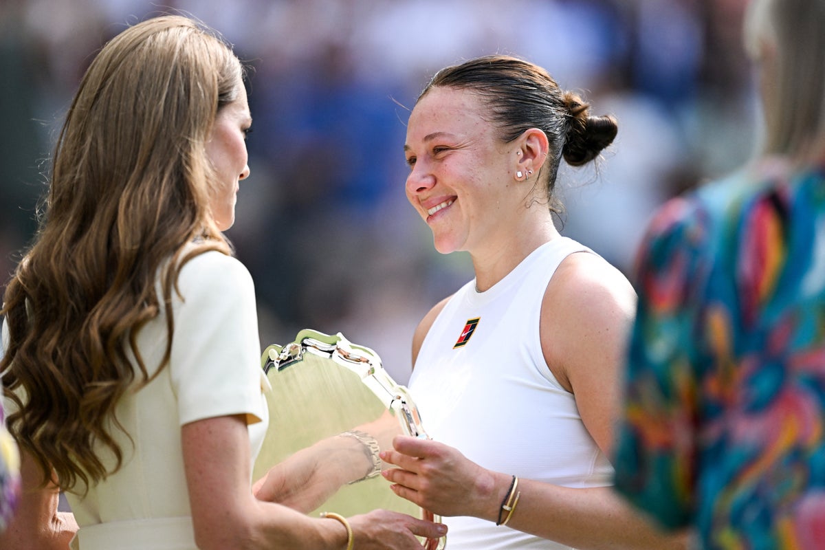 Amanda Anisimova explains what the Princess of Wales said after Wimbledon final defeat
