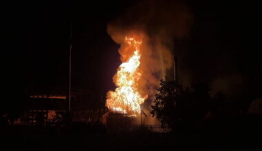 Eleventh night bonfires lit across Northern Ireland