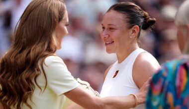 Princess of Wales consoles tearful Amanda Anisimova as she makes glamorous return to Wimbledon's Royal Box - London Evening Standard