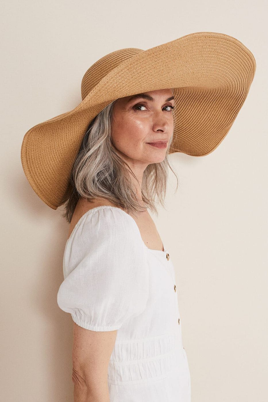 Oversized Straw Hat