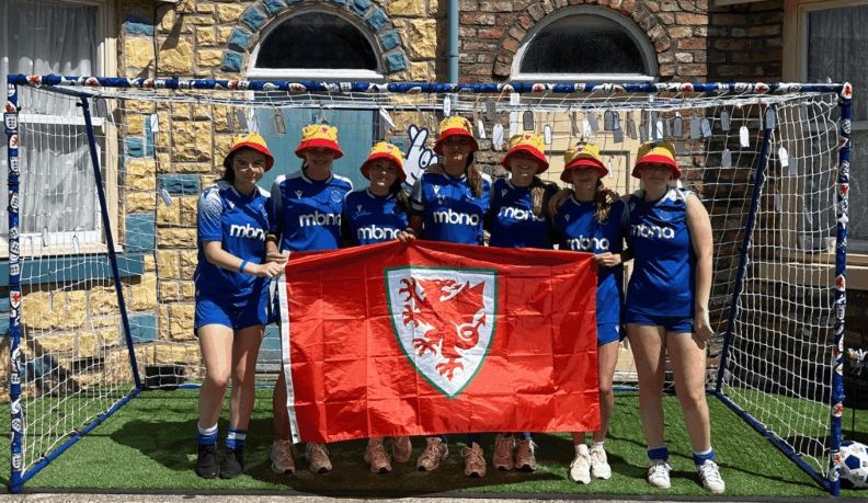 North Wales girls gather on Coronation Street for fun football event - Grassroots North Wales | Championing Local Sport | Dave Jones Sportswriter