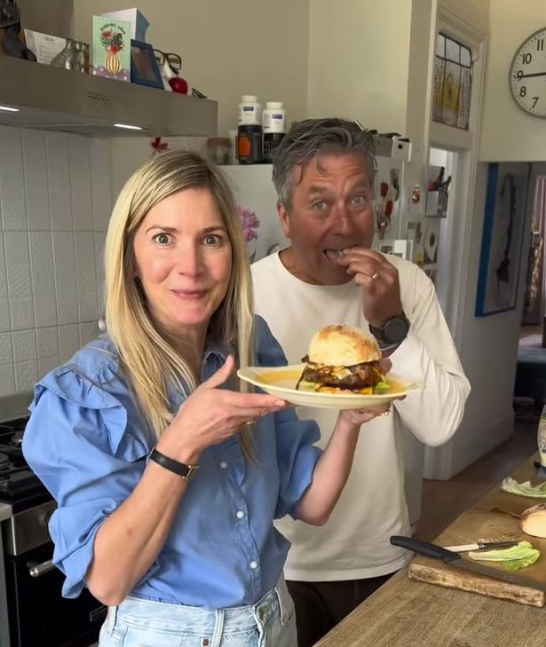 A look inside John Torode and Lisa Faulkner's home as couples ITV show returns. Pictured, their kitchen