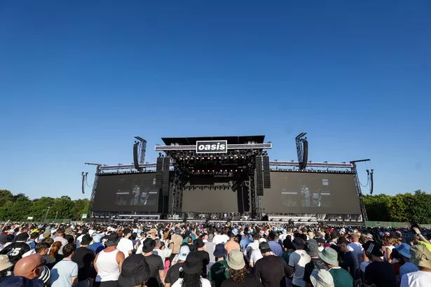 The Oasis concert at Heaton Park