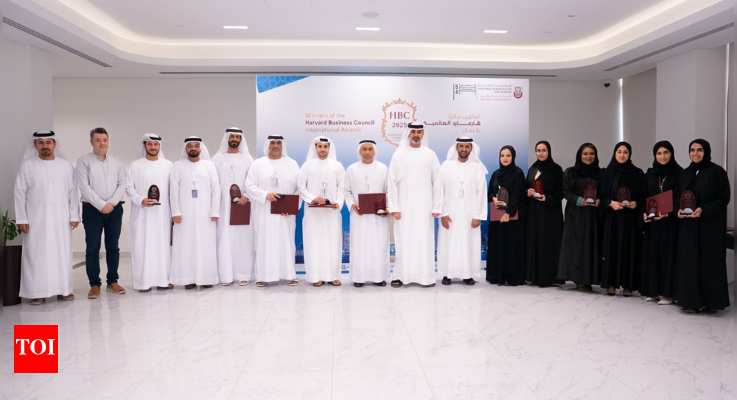 UAE: Abu Dhabi Municipality wins 11 awards at Harvard Business Council International Awards in London | World News