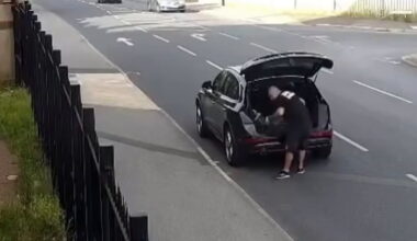 Moment man dumps rats outside Sheffield mosque in hate crime