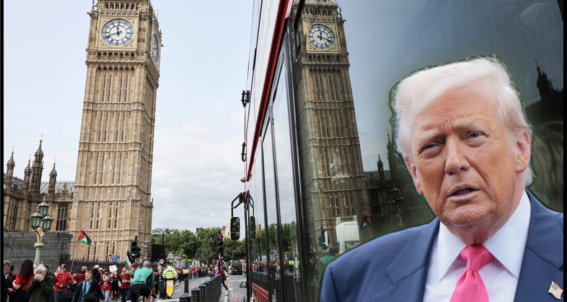 Trump-Epstein Poster Plastered in London Ahead of President’s UK Visit: