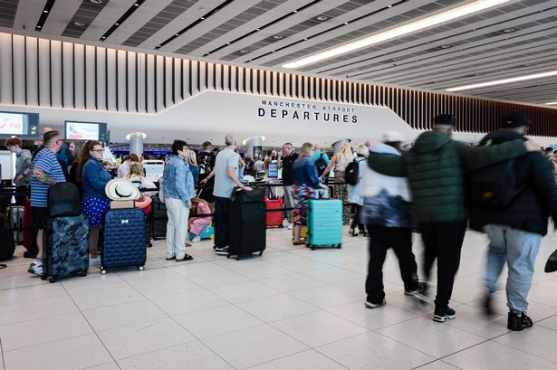 Terminal 2, Manchester Airport Departures.