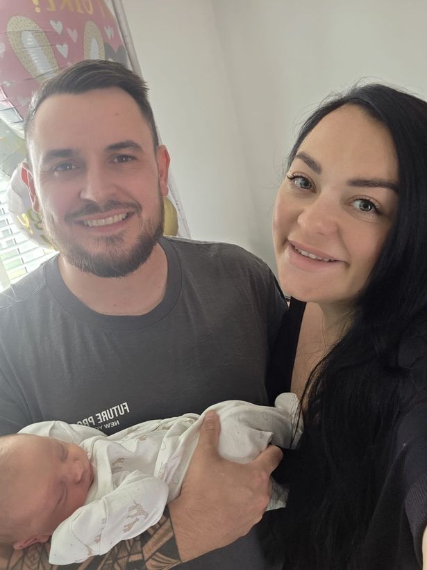 Steve and Faye Williams with their yet to be named daughter