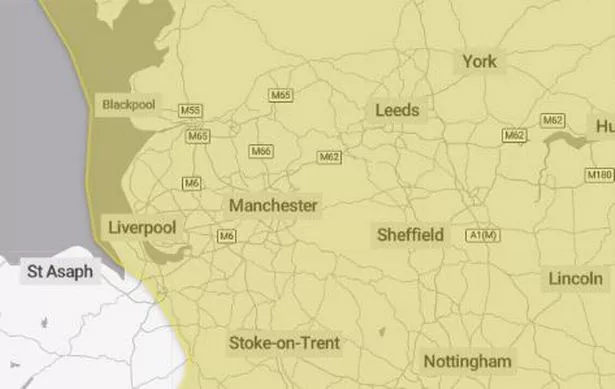 Met Office yellow weather warning for thunderstorms on July 19