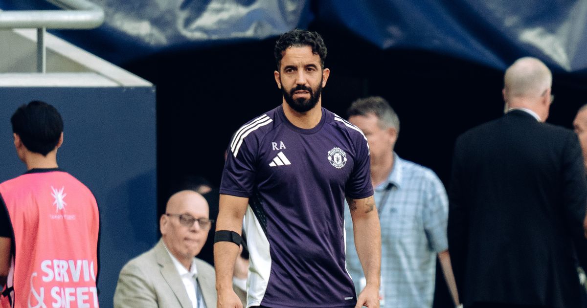 Patrick Dorgu and Amad in United's new away kit
