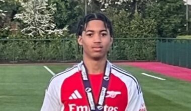 Ethan Nwaneri’s brother Emerson features for Arsenal U18s against Dover