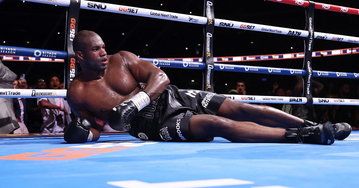 Anthony Joshua made two-word comment after Oleksandr Usyk KO'd Daniel Dubois