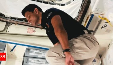 'Being still is a challenge': Shubhanshu Shukla shares video of floating in space - Watch | India News