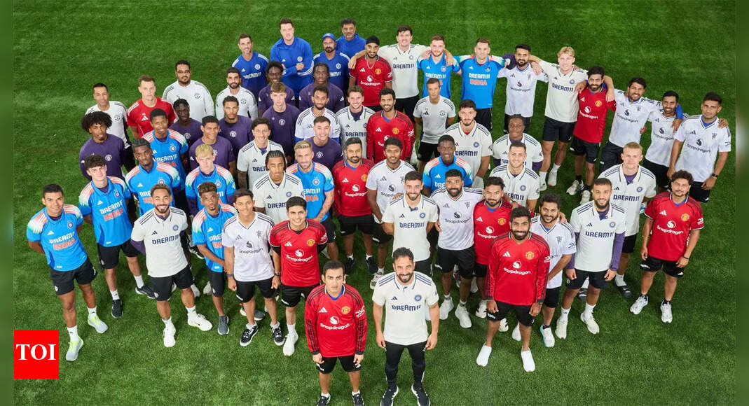 When cricket met football: Team India bonds with Manchester United stars in Manchester | Cricket News