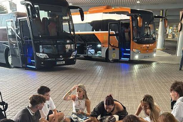 The group of friends from Taunton who were stuck at Gran Canaria Airport and had to figure out what to do next when no luggage arrived with them