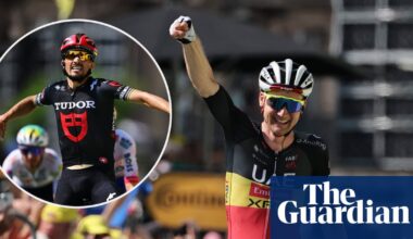 Tour de France: Alaphilippe celebrates on stage 15 … but discovers Wellens won long before him | Tour de France 2025