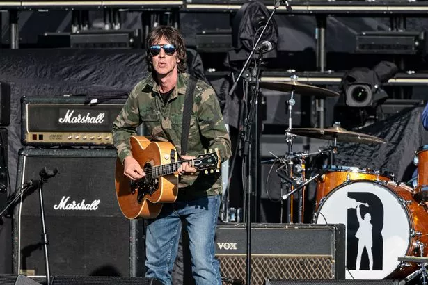 Richard Ashcroft supporting Oasis show at Heaton Park