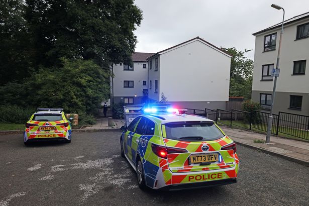 Merseyside Police scene on Kirk Street, Everton.