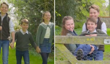 Princess Charlotte and Prince George carry Prince Louis in new Royal Family video