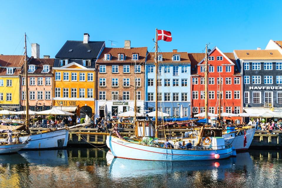 An image of a port in Copenhagen