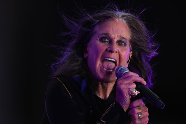 Ozzy Osbourne on stage