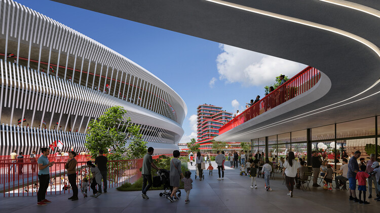 Populous Designs Redevelopment Master Plan for Lisbon’s Estádio da Luz - Image 3 of 13