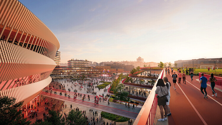 Populous Designs Redevelopment Master Plan for Lisbon’s Estádio da Luz - Image 4 of 13
