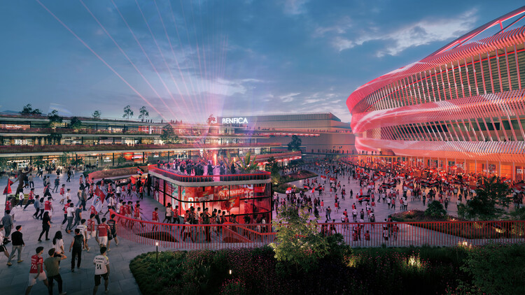 Populous Designs Redevelopment Master Plan for Lisbon’s Estádio da Luz - Image 5 of 13