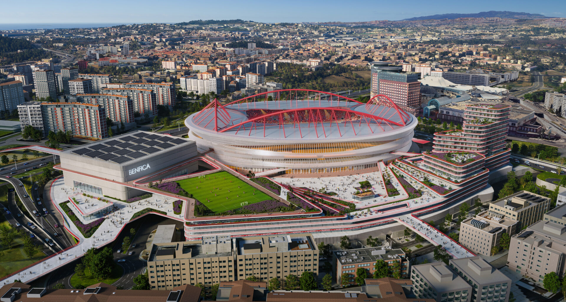 Populous Designs Redevelopment Master Plan for Lisbon’s Estádio da Luz
