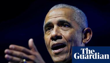 Obama breaks silence on Trump’s ‘outrageous’ call to prosecute him | Barack Obama