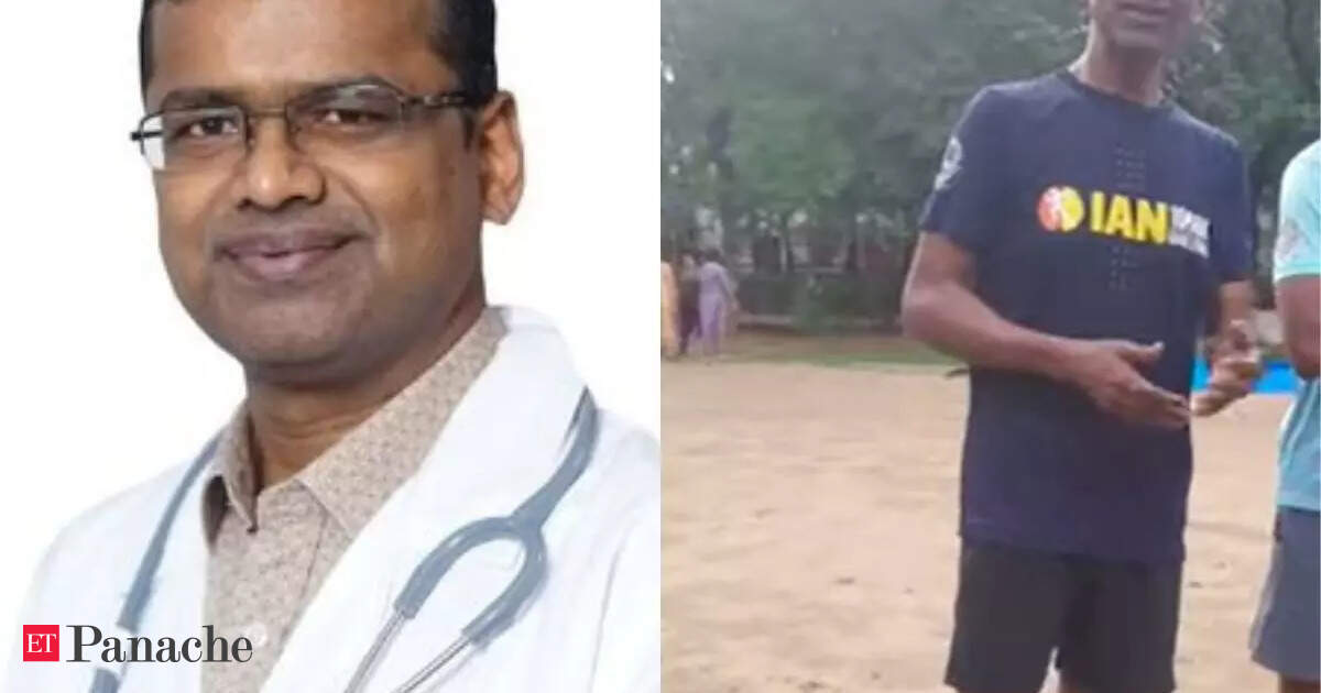 How an extremely busy Hyderabad doctor lost 30 kg weight. He started his fitness journey at 50 then completed 133 half marathons