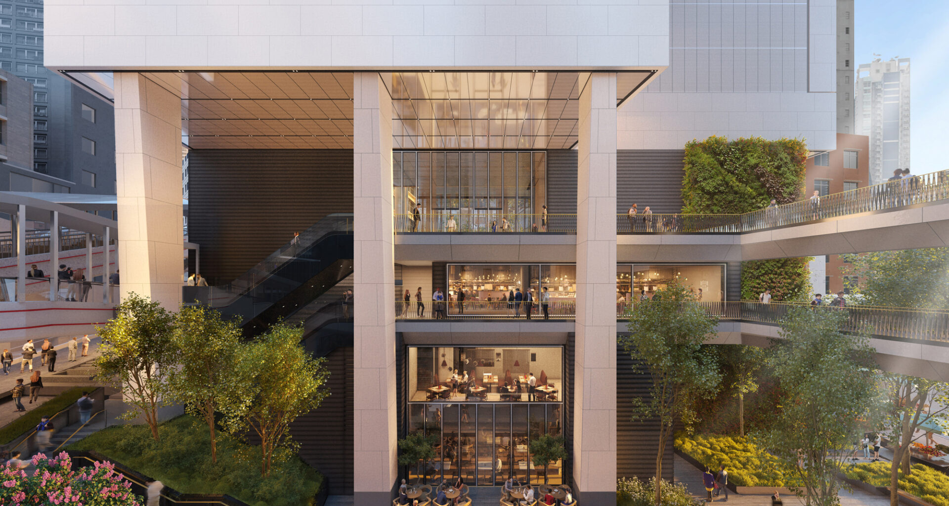 Foster + Partners Reveals Central Crossing Mixed-Use Development in Hong Kong