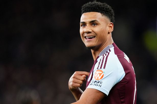 Ollie Watkins during an Aston Villa game
