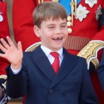 LONDON, ENGLAND - JUNE 14: Queen Camilla, King Charles III, Prince Louis of Wales, Prince William, Prince of Wales, Prince George of Wales, Catherine, Princess of Wales and Princess Charlotte of Wales wave from the balcony at Buckingham Palace during Trooping The Colour 2025 on June 14, 2025 in London, England. Trooping The Colour is a ceremonial parade celebrating the official birthday of the British Monarch. The event features over 1,400 soldiers and officers, accompanied by 200 horses. More than 400 musicians from ten different bands and Corps of Drums march while performing. ()