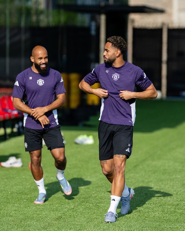Manchester United pair Bryan Mbeumo and Matheus Cunha