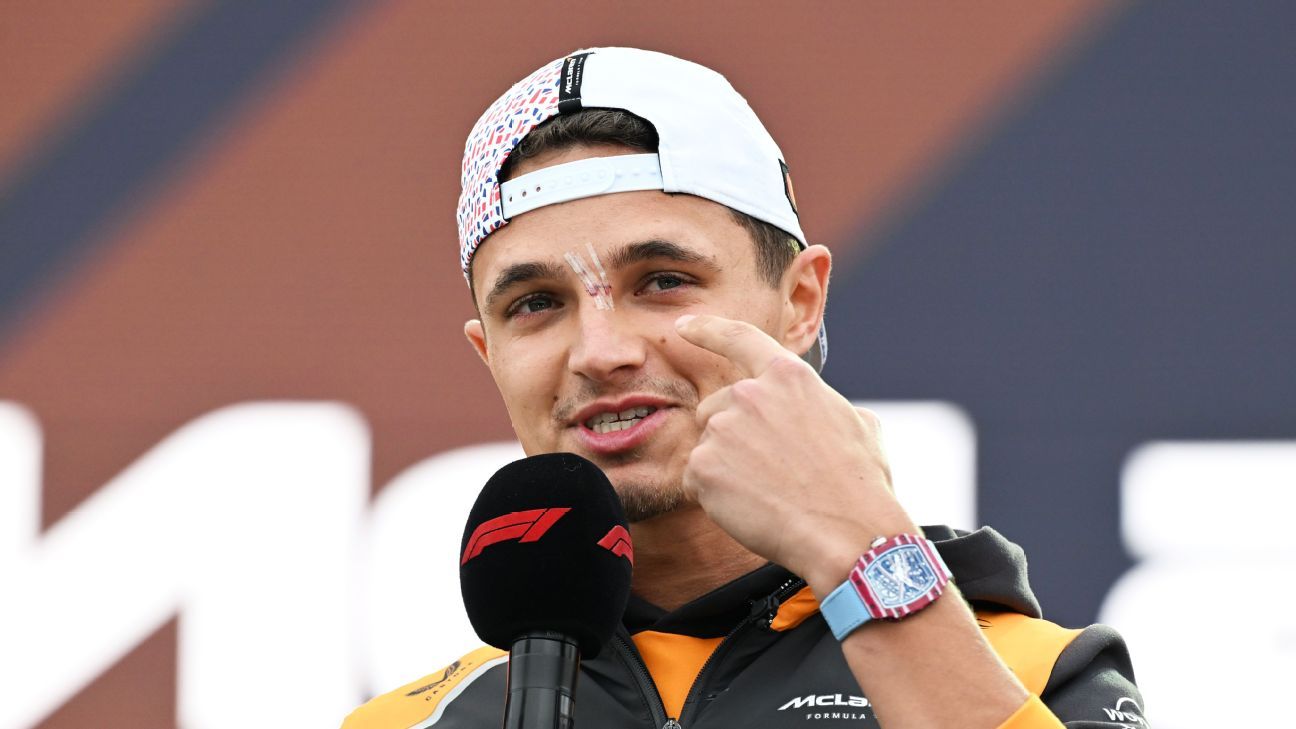 Lando Norris' facial scars are proof of his success