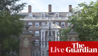 US politics live updates: Trump administration reportedly seeks fines from universities including Harvard | Trump administration
