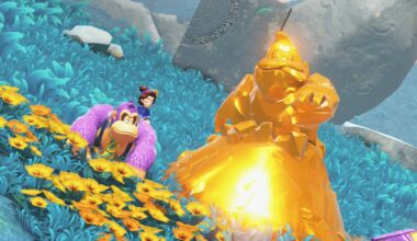 Donkey Kong Bananza Takes Inspiration From Dark Souls For These Gold Statues