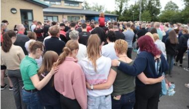 Fermanagh shooting Vanessa Whyte Maguiresbridge: First Minister attends vigil as book of condolence opens