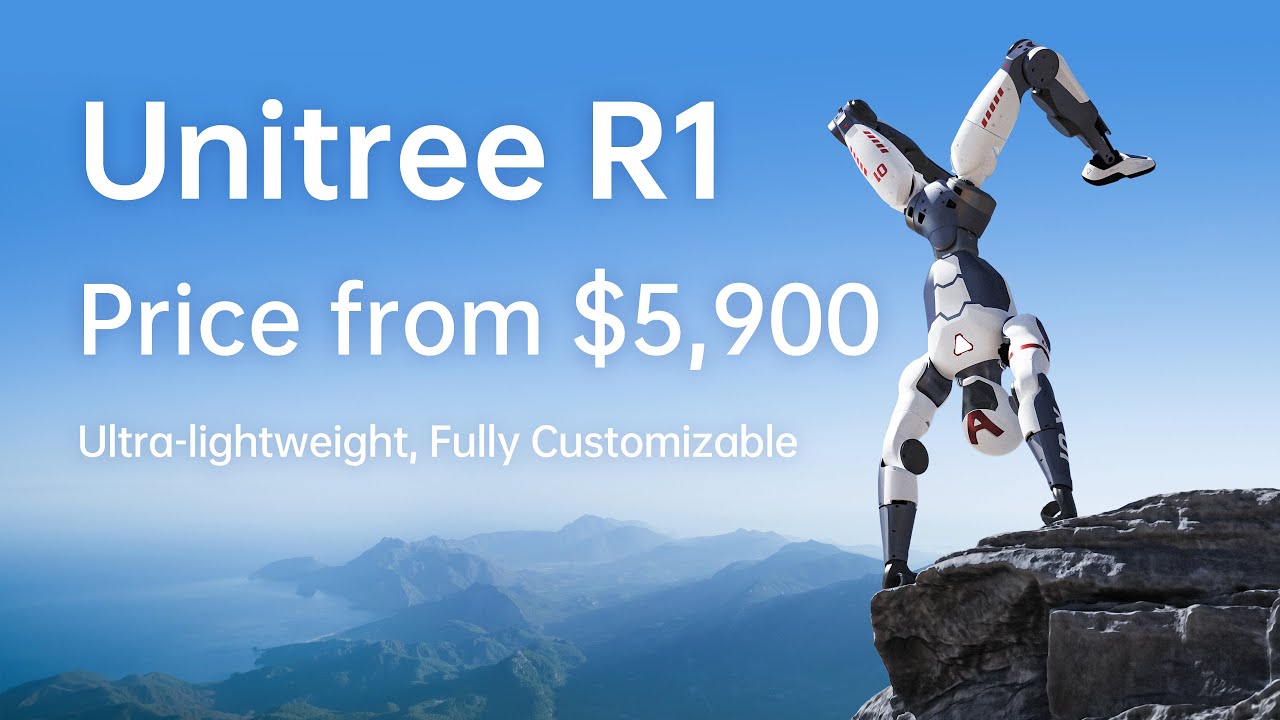 Unitree Introducing | Unitree R1 Intelligent Companion Price from $5900 - YouTube