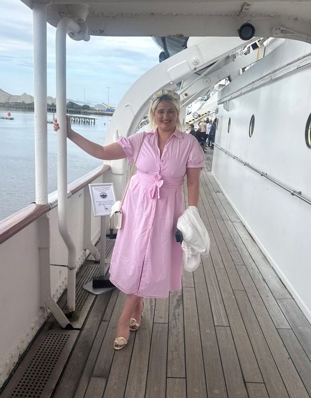 I can't believe the late Queen also stood here on the Royal Britannia