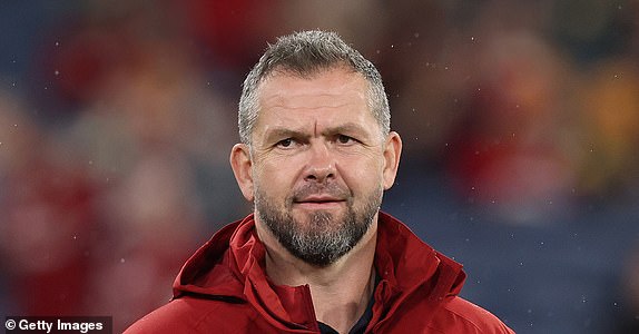 MELBOURNE, AUSTRALIA - JULY 26: Andy Farrell, the British & Irish Lions head coach looks on ahead of the second test of the series between Australia Wallabies and British & Irish Lions at the Melbourne Cricket Ground on July 26, 2025 in Melbourne, Australia. (Photo by David Rogers/Getty Images)