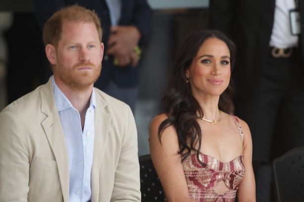 Harry and Meghan in Colombia last year 