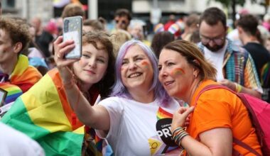 Belfast Pride 2025: Crowds gather as city celebrates Pride parade