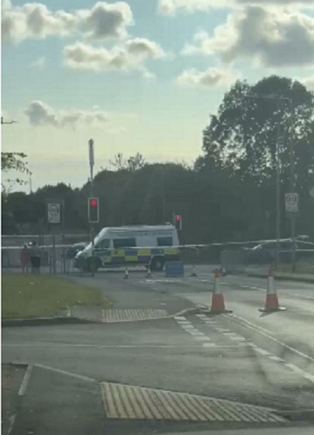 Police were called after a crash between multiple cars at the junction of Woodfall Heath Avenue and Seth Powell Way in Huyton