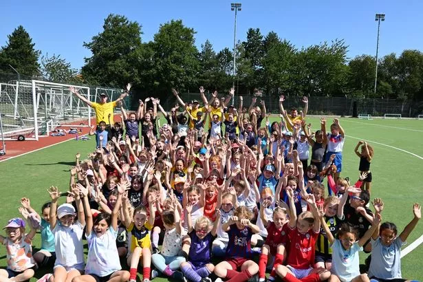 The session ended with the girls recording a good luck message for their heroes