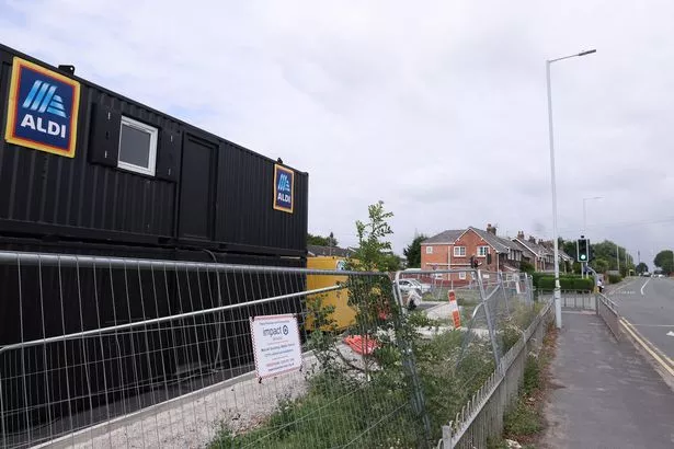 The site of a new Aldi store on Pendle Drive in Litherland
