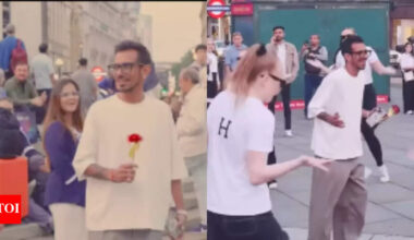 Watch: Yuzvendra Chahal’s first-ever dreamy birthday surprise in London by RJ Mahvash leaves him emotional—viral video! | Hindi Movie News