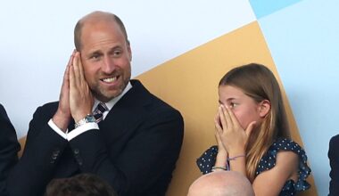 Prince William and Princess Charlotte cheer on Lionesses in Women's Euros Final
