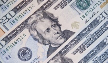 US Dollar, Banknote $20 stock photo